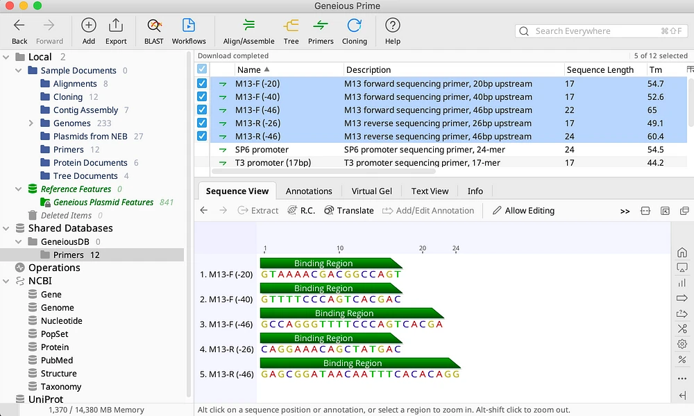 Geneious Prime - 软件截图