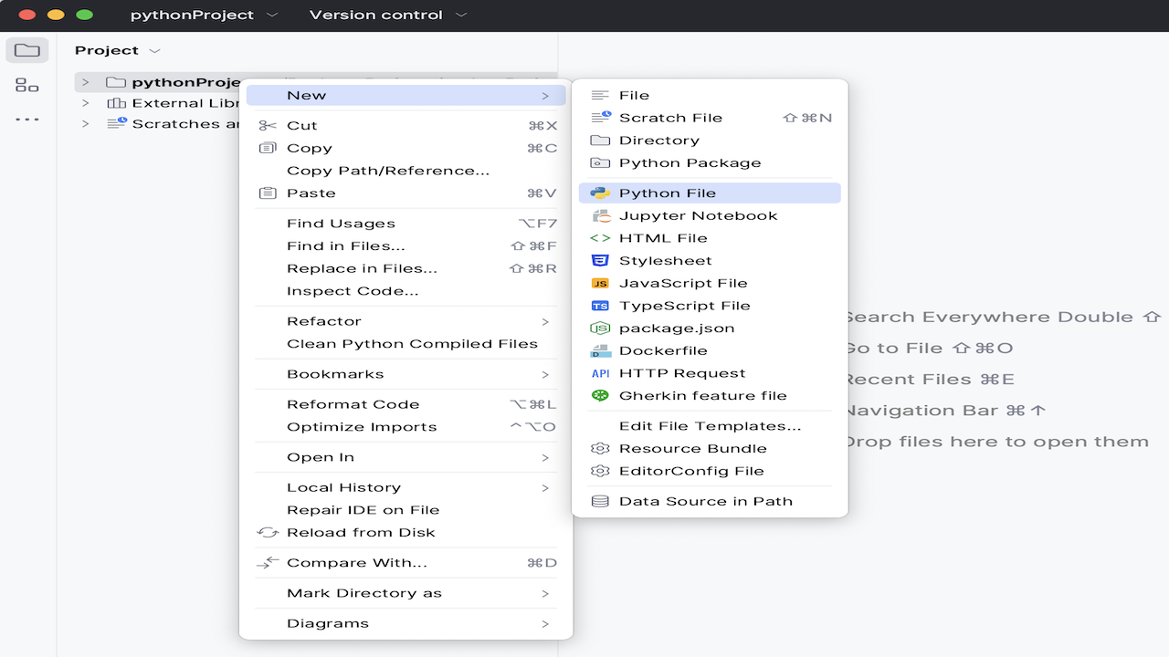 Pycharm - 软件截图