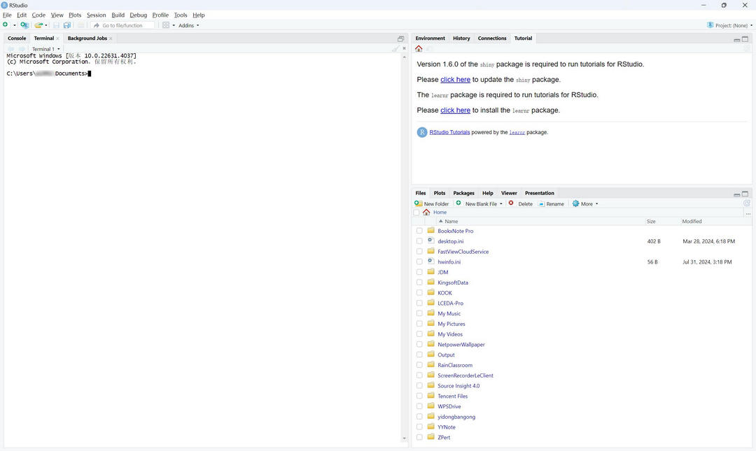 RStudio - 软件截图