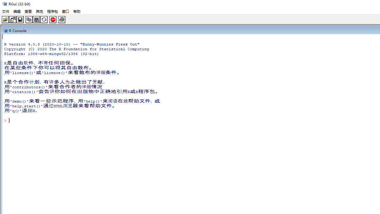 R语言 - 软件截图